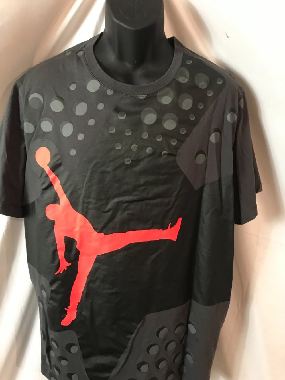 Jordan 3-D Style Activewear Athletic Sport Cut Tee Shirt - Picture 2 of 5
